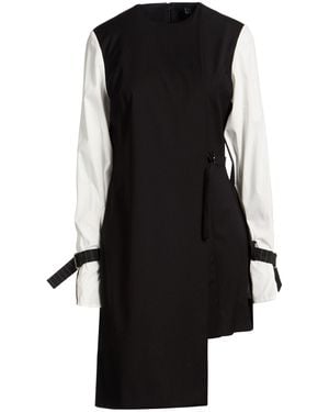 Malloni Mini Dress Polyester, Viscose, Elastane, Cotton, Nylon - Black