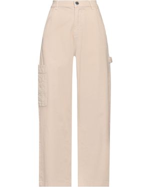 Pinko Denim Trousers Cotton, Elastane - Natural