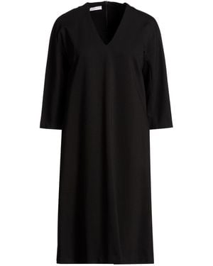 ROSSO35 Midi Dress Viscose, Polyamide, Elastane - Black