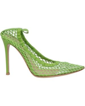 Gianvito Rossi Light Pumps Textile Fibers - Green