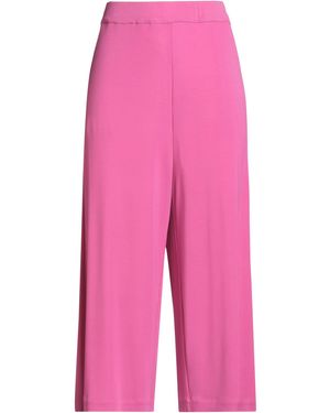 Fedeli Fuchsia Pants Viscose, Elastane - Pink