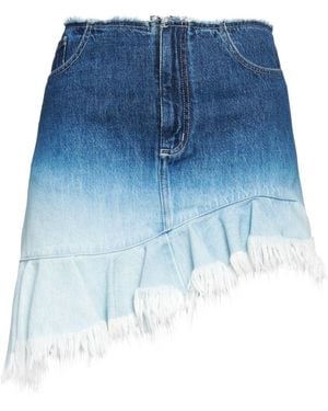 Marques'Almeida Denim Skirt Cotton - Blue