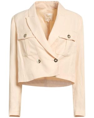 Babylon Cream Blazer Viscose, Linen - Natural