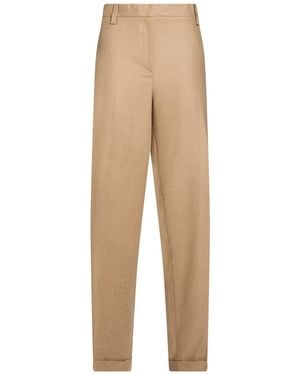 Antonelli Pants Virgin Wool, Viscose, Polyester, Elastane - Natural