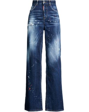 DSquared² Jeans Cotton, Elastane, Calfskin - Blue