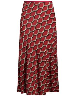 Siyu Midi Skirt - Red