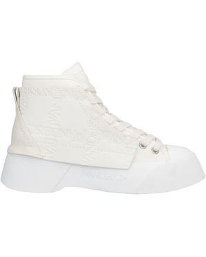 美品jw anderson レザー ハイカット 厚底黒スニーカー37 24cm J.W.ANDERSON - ジェイダブルアンダーソン J.W.ANDERSON