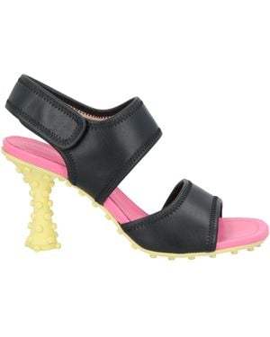 Sunnei Sandals Leather - Black