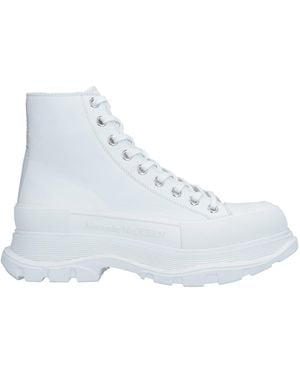 McQueen Ankle Boots - White
