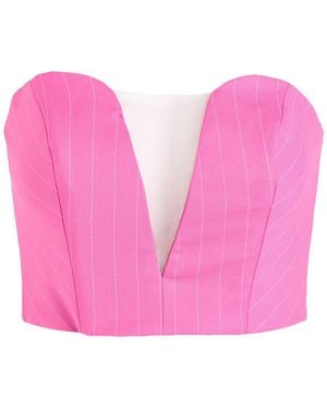 SILENCE LIMITED Fuchsia Top Pes, Rayon, Elastane - Pink
