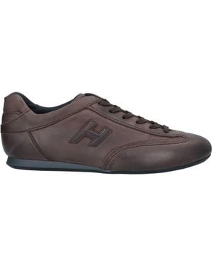 Hogan Sneakers Soft Leather - Brown