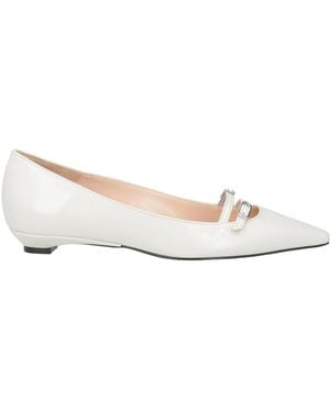 Ovyè Ballet Flats Leather - Natural