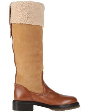 Chloé Camel Boot Leather - Brown