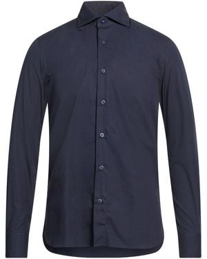 Agho Shirt Cotton - Blue