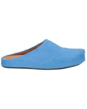 Marni Mules & Clogs Leather - Blue