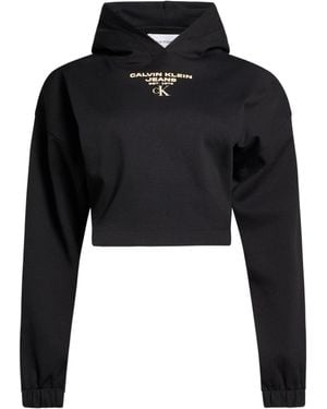 Calvin Klein Sweatshirt Cotton, Polyester - Black