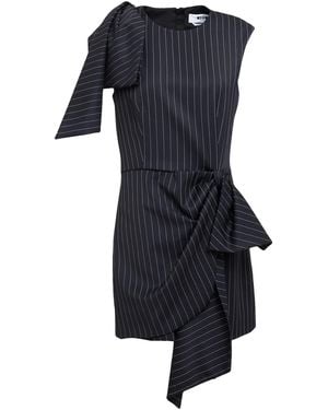 MSGM Mini Dress Virgin Wool, Polyester - Blue
