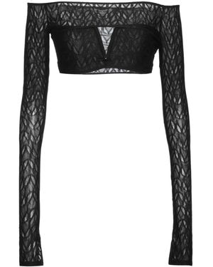 ALESSANDRO VIGILANTE Top - Schwarz