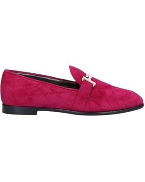 Tod's Loafers Leather - Purple