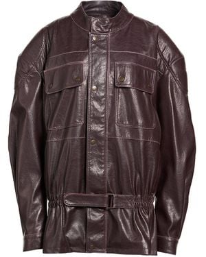 MM6 by Maison Margiela Jacket Polyester, Polyurethane - Brown