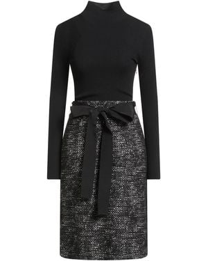 Motel Midi Dress Viscose, Acrylic, Cotton, Polyamide, Wool - Black