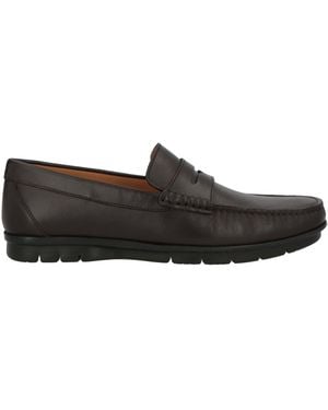 Testoni Loafers Leather - Black
