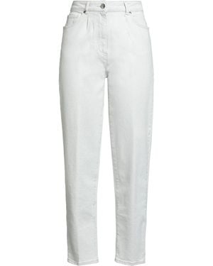 Peserico Pantaloni Jeans - Bianco