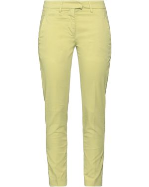 Dondup Trousers Cotton, Elastane - Yellow