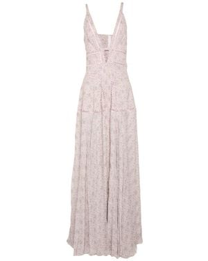 Giovanni bedin Maxi Dress Silk - Purple