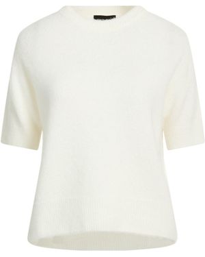 Roberto Collina Sweater Cashmere, Silk, Polyester - White