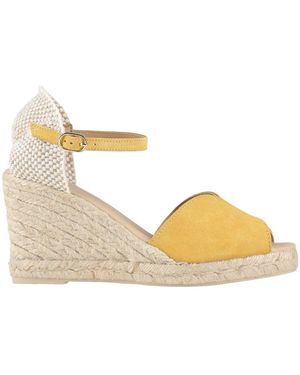 Geox Espadrilles Leather, Textile Fibers - Metallic
