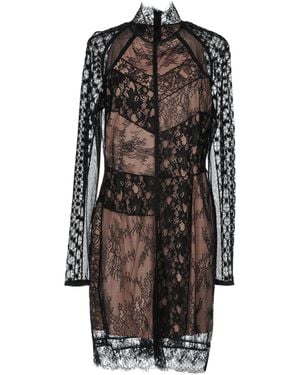 Pinko Mini Dress Cotton, Polyamide, Viscose, Polyester - Black