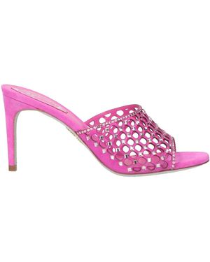 Rene Caovilla Sandals Leather - Pink