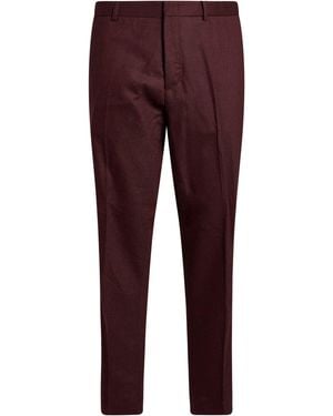 Iceberg Burgundy Pants Viscose, Polyester, Virgin Wool, Elastane - Purple