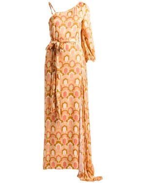 SEVENTY VENEZIA Maxi Dress Viscose - Metallic
