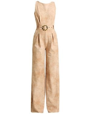 La Petite Robe Di Chiara Boni Sand Jumpsuit Polyamide, Elastane - Natural