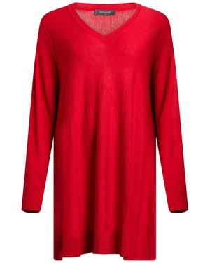 Elena Miro Brick Sweater Wool, Viscose, Polyimide - Red