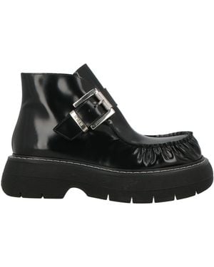MSGM Ankle Boots Leather - Black