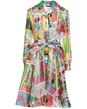 Moschino Overcoat & Trench Coat - White