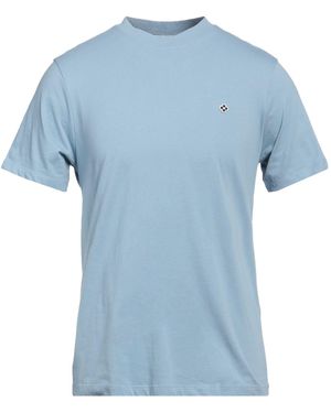 Sandro Logo-Embroidered Cotton T-Shirt - Blue