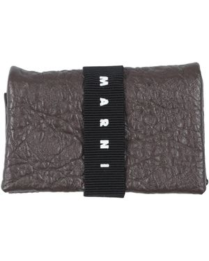 Marni Coin Purse Ovine Leather - Gray