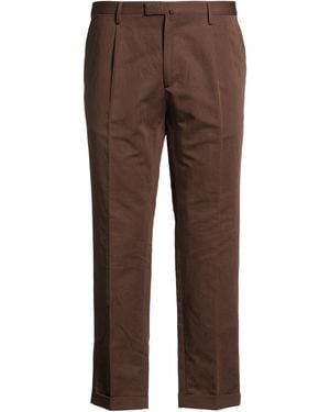 hindustrie Pants Cotton, Linen - Brown