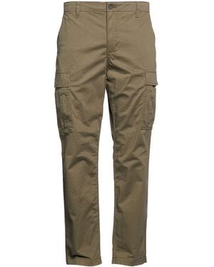 Timberland Military Pants Cotton, Elastane, Cow Leather - Green