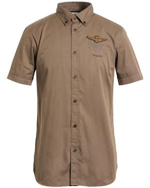 Aeronautica Militare Shirts - Brown