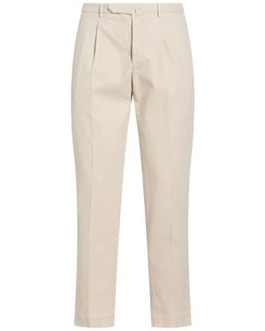 Santaniello Pants Cotton, Lycra, Elastane - Natural