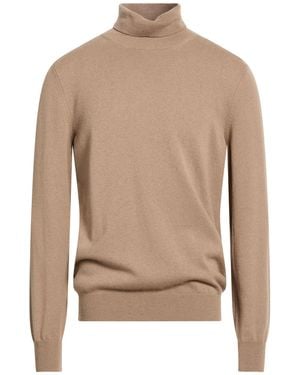 Peserico Turtleneck Virgin Wool, Silk, Cashmere - Natural
