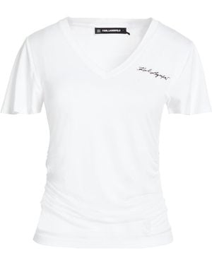 KARL LAGERFELD T-Shirts - White