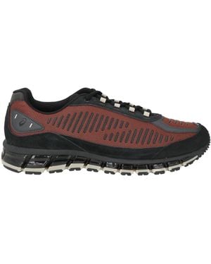 Asics Trainers Leather, Textile Fibres - Brown
