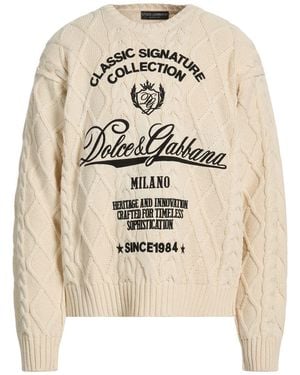 Dolce & Gabbana Pullover - Natur