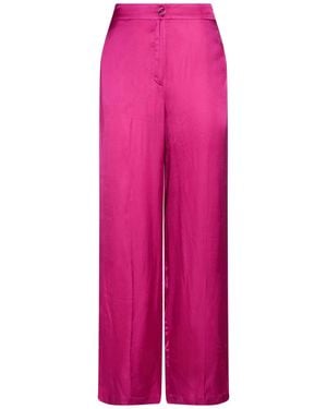 MAX&Co. Fuchsia Pants Viscose - Pink